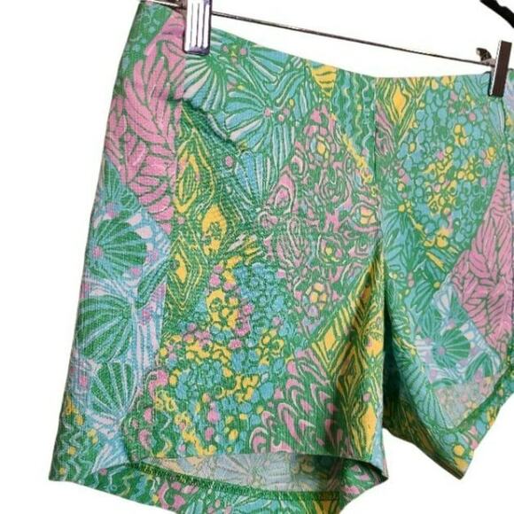 Lilly Pulitzer Size 2 Deenie Sun Dance Multicolored Print Shorts - Picture 3 of 13
